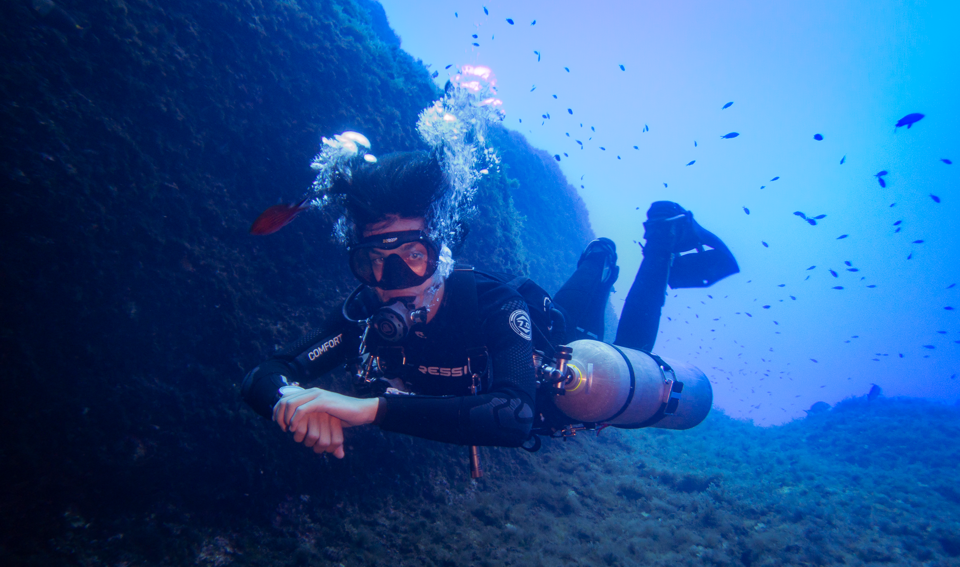 Sidemount Diver